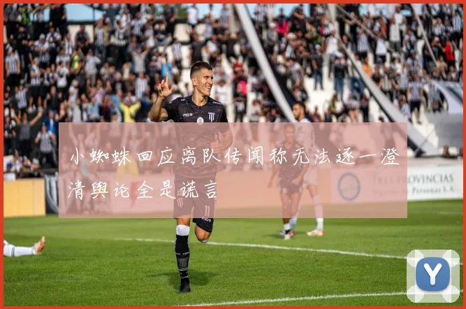 小蜘蛛回应离队传闻称无法逐一澄清舆论全是谎言